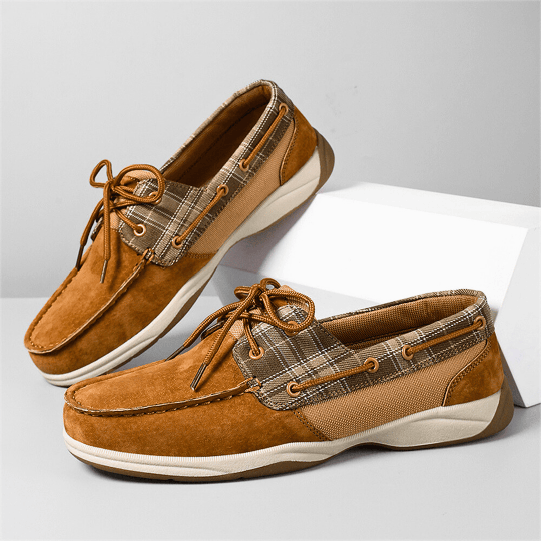 Nortvale - PlaidHarbor Suede Loafers - 14:366Yellow;200000124:100013888