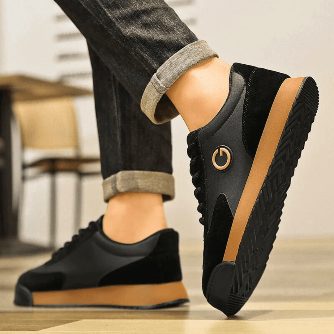 Nortvale - Retro Suede Leather Sneakers - 14:193;200000124:200000364