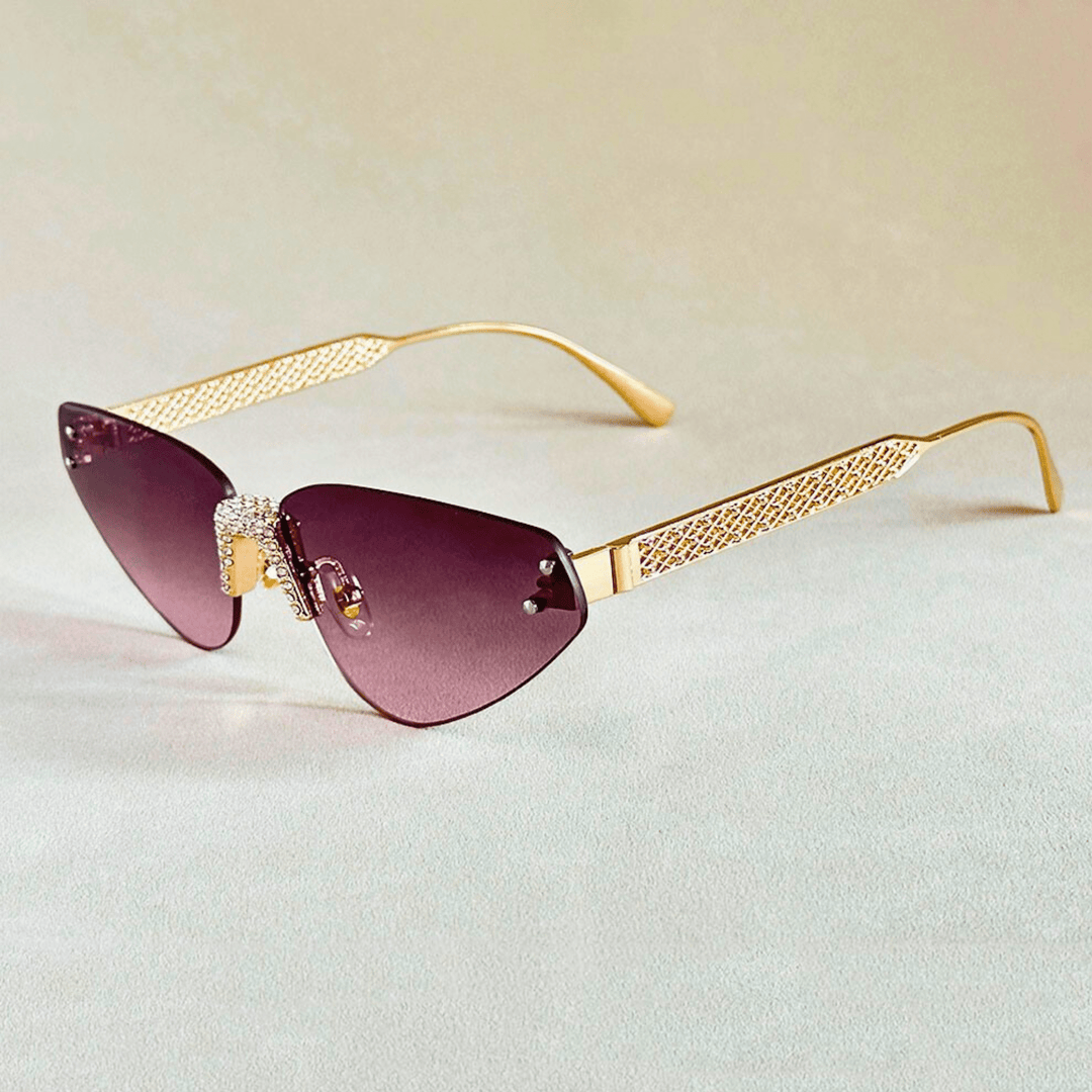 Nortvale - Rimless Cat Eye Shades - 200007763:201336100;71:100009342#As the picture;73:366#G02