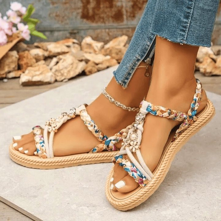 Nortvale - Seaflower Glow Sandals - 14:193Apricot flour;200000124:200000334
