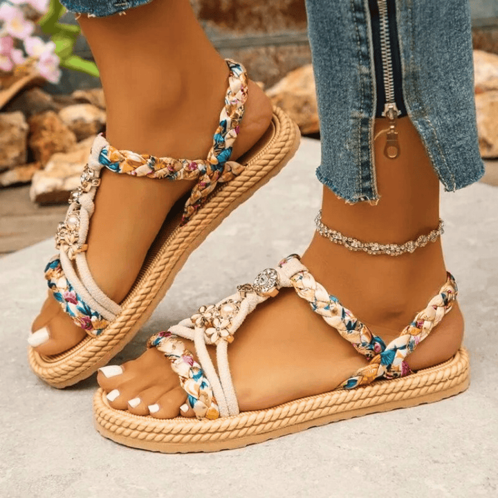 Nortvale - Seaflower Glow Sandals - 14:193Apricot flour;200000124:200000334