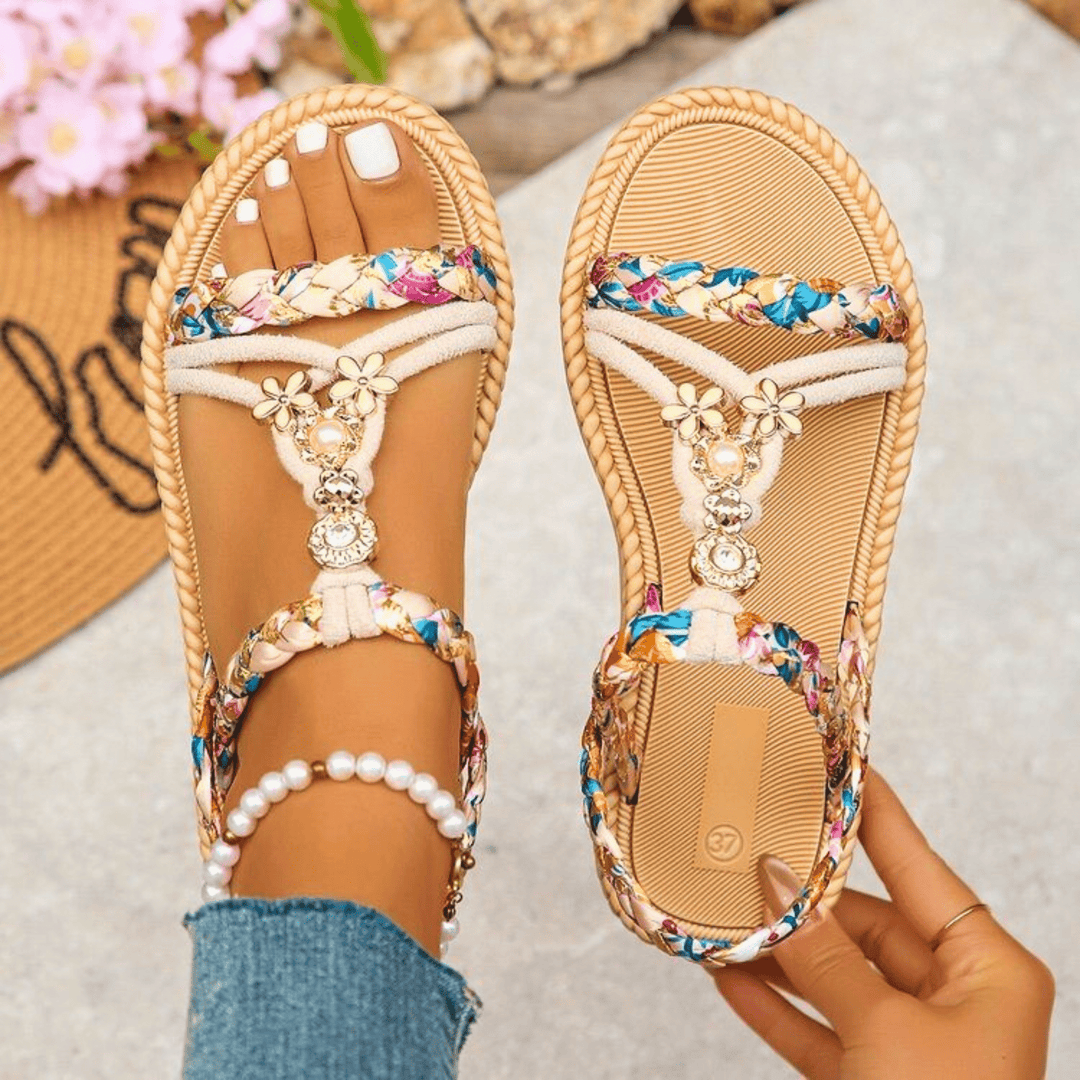 Nortvale - Seaflower Glow Sandals - 14:193Apricot flour;200000124:200000334
