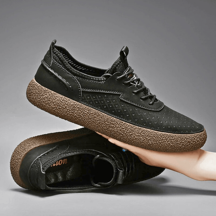 Nortvale - Valtren Genuine Leather Shoes - 14:173#26562 black;200000124:200000898