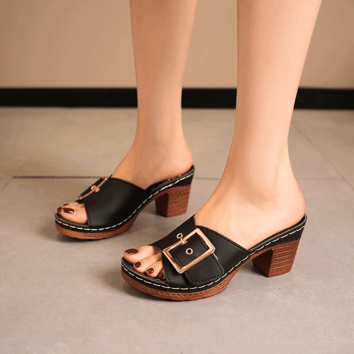 Nortvale - Velora Heeled Sandals - 14:193#Black;200000124:200000334