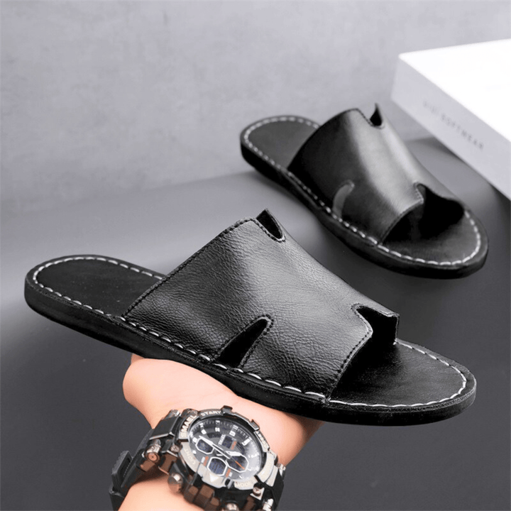 Nortvale - Vintage Genuine Leather Sandals - 14:193;200000124:200000898