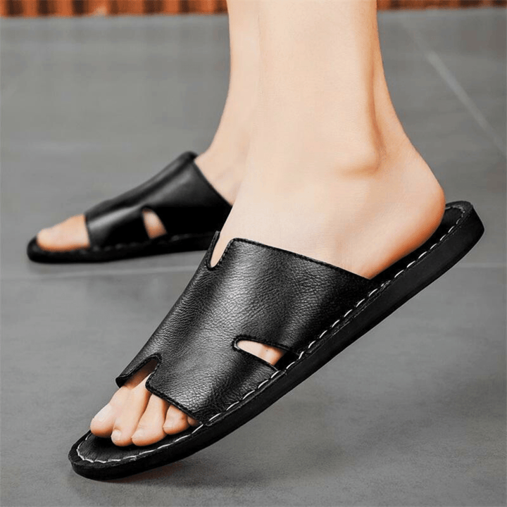 Nortvale - Vintage Genuine Leather Sandals - 14:193;200000124:200000898