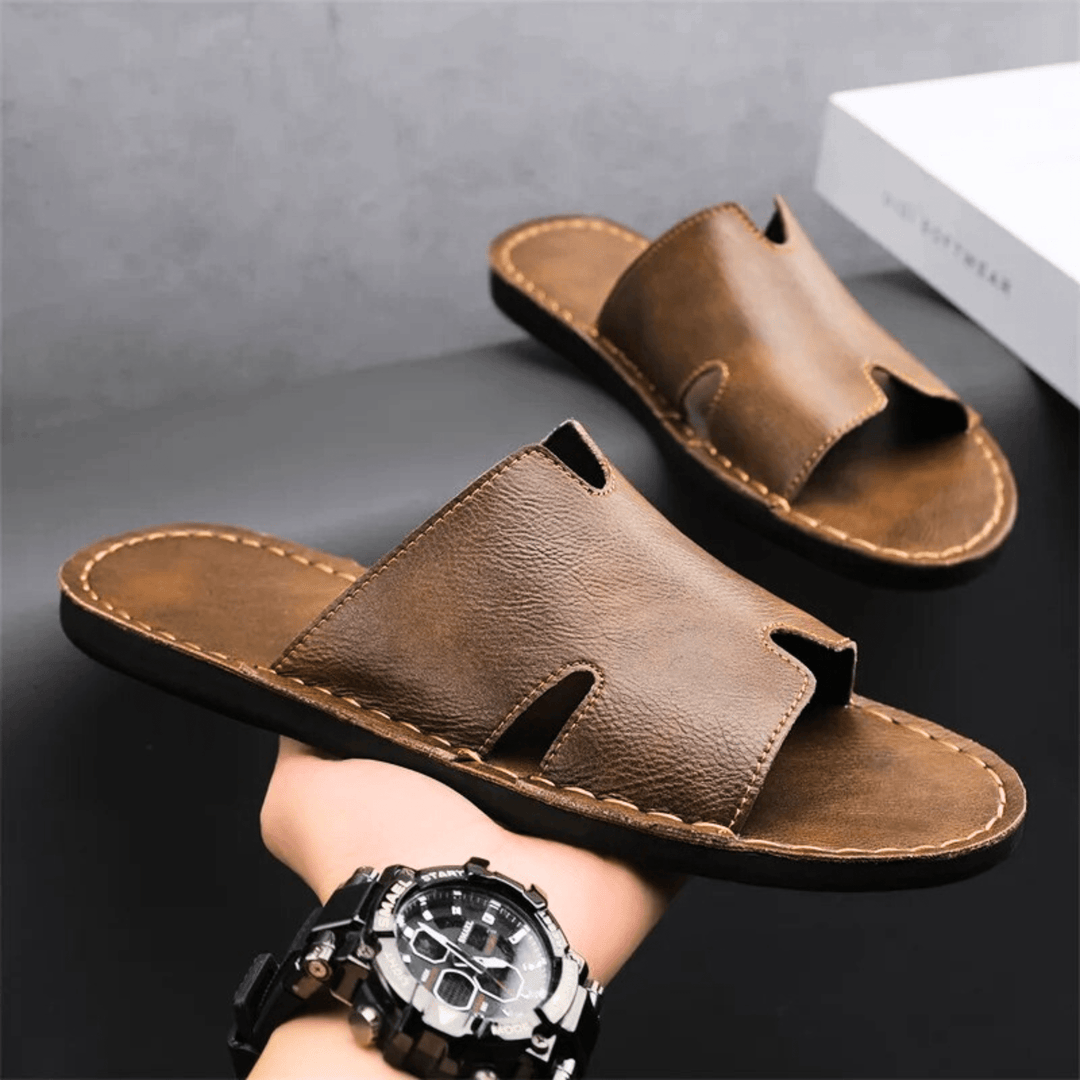 Nortvale - Vintage Genuine Leather Sandals - 14:365458;200000124:200000898