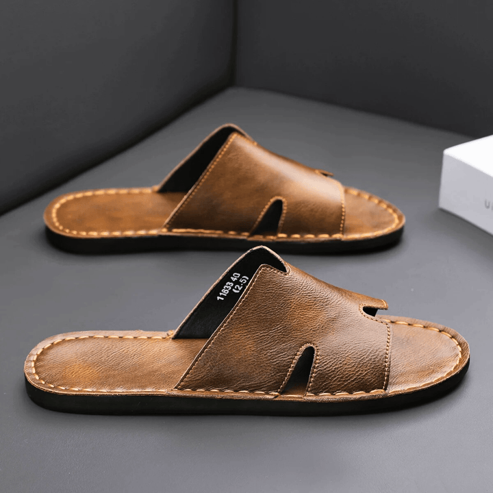 Nortvale - Vintage Genuine Leather Sandals - 14:365458;200000124:200000898