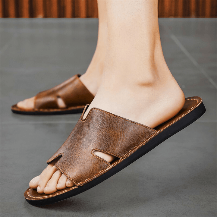 Nortvale - Vintage Genuine Leather Sandals - 14:365458;200000124:200000898