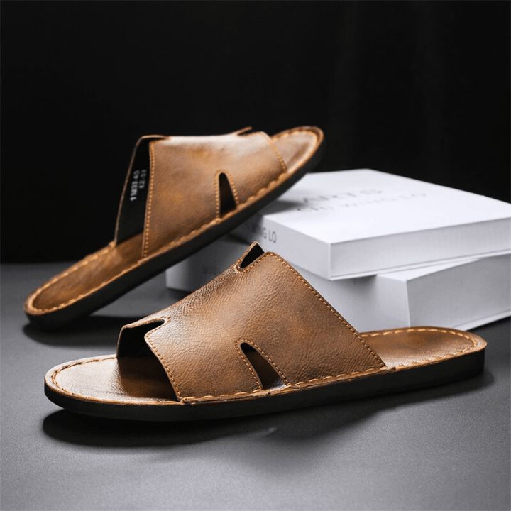 Nortvale - Vintage Genuine Leather Sandals - 14:365458;200000124:200000898