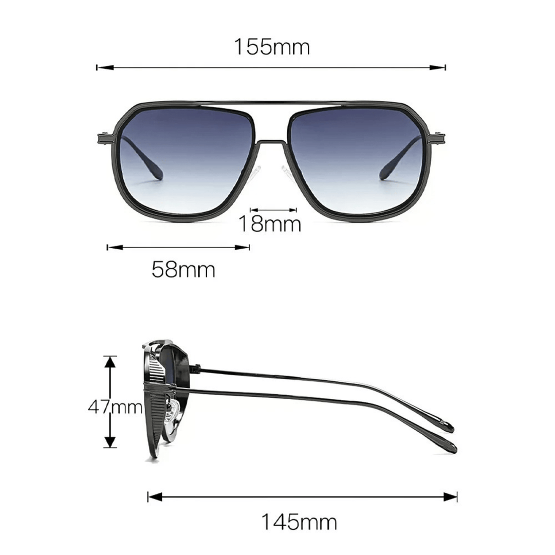 Nortvale - Vintage Metal Aviator Shades - 200007763:201336100;71:100009342#As the picture;73:1052#G06