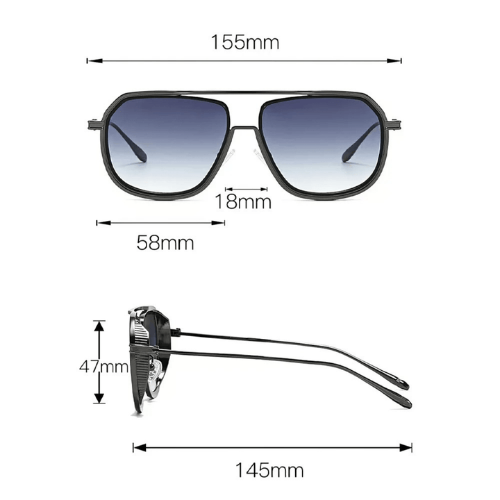 Nortvale - Vintage Metal Aviator Shades - 200007763:201336100;71:100009342#As the picture;73:1052#G06