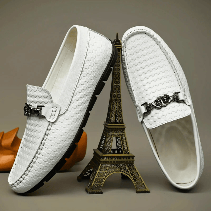 Nortvale - Weave Genuine Leather Loafers - 14:29;200000124:200000334