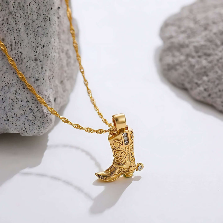 Weston & Finch - Cowgirl Charm Necklace - 200001034:17053024gold color