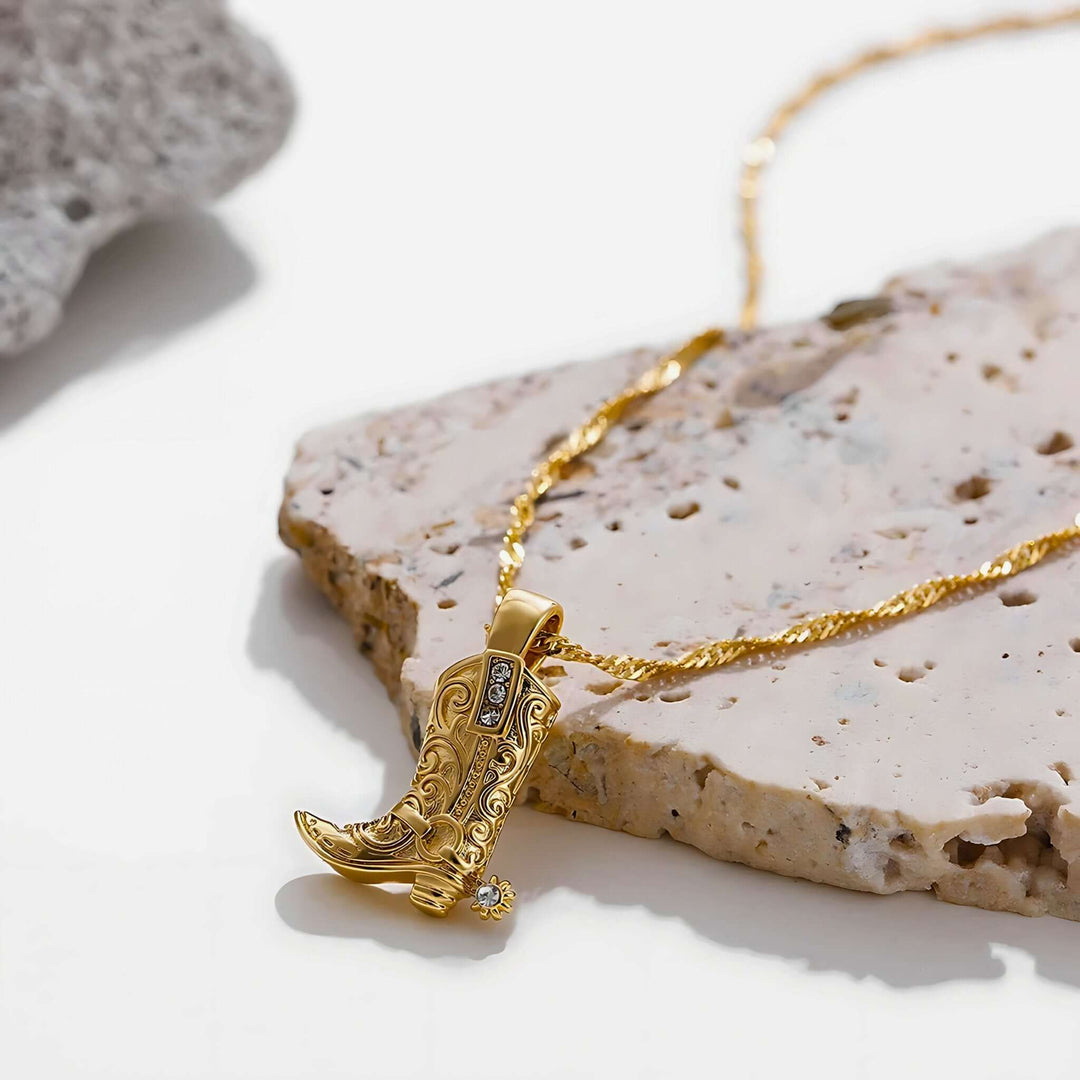 Weston & Finch - Cowgirl Charm Necklace - 200001034:17053024gold color