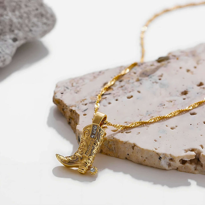 Weston & Finch - Cowgirl Charm Necklace - 200001034:17053024gold color