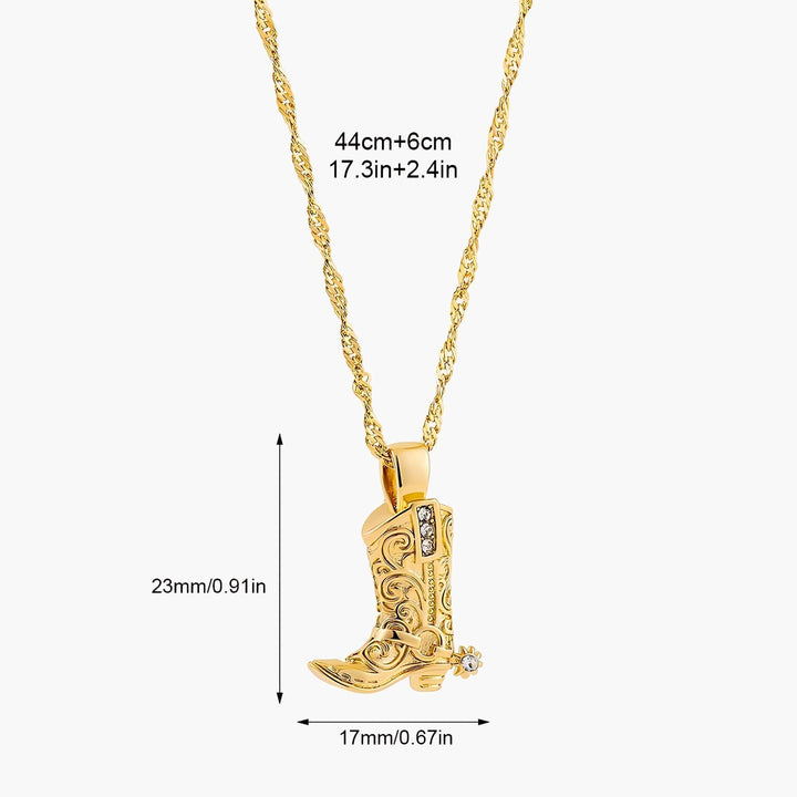 Weston & Finch - Cowgirl Charm Necklace - 200001034:361180silver color