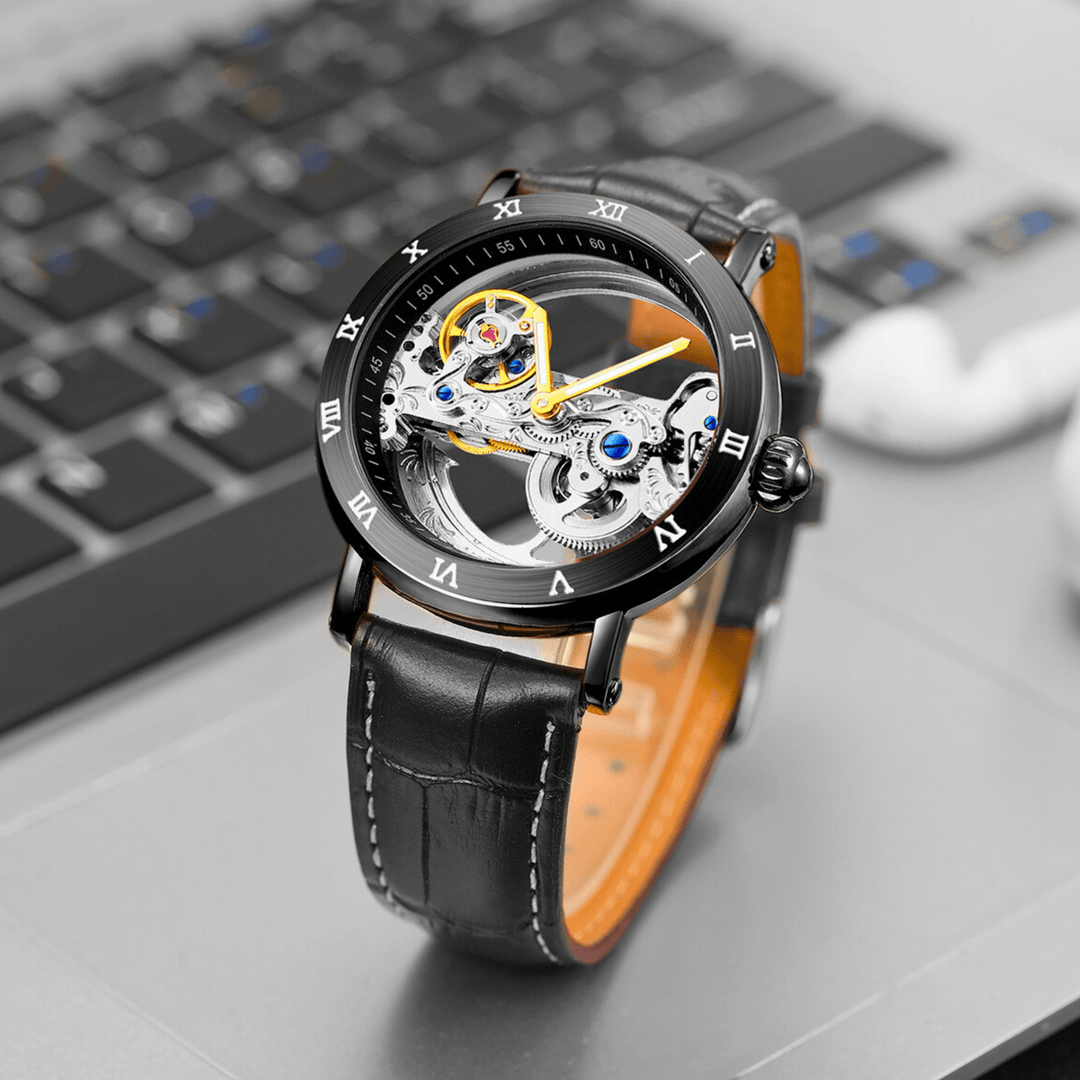 Weston & Finch - Eterna Skeleton Tourbillon Watch - 14:350686Black