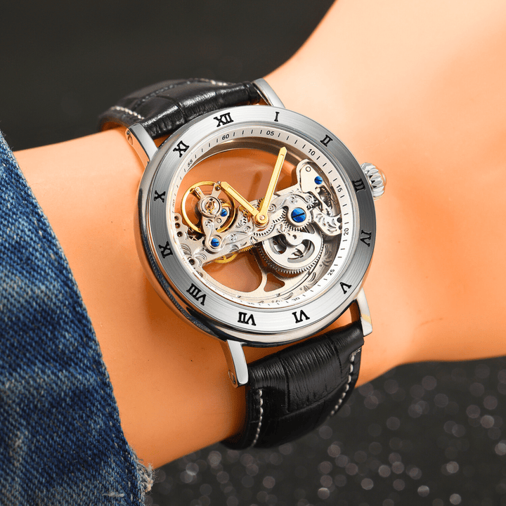 Weston & Finch - Eterna Skeleton Tourbillon Watch - 14:350686Black