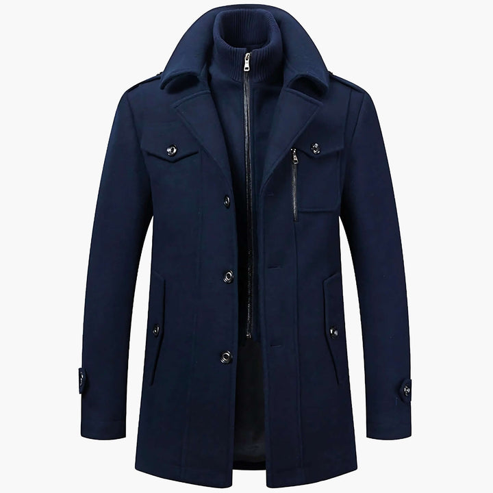 Weston & Finch - Executive Prestige Wool Coat - 14:201800840Navy;5:361386M