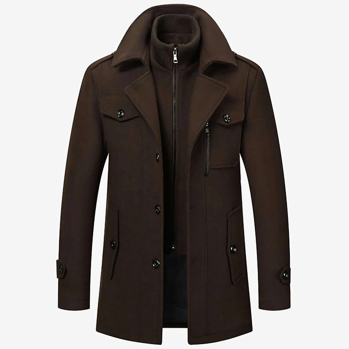 Weston & Finch - Executive Prestige Wool Coat - 14:203008817Coffee;5:361386M