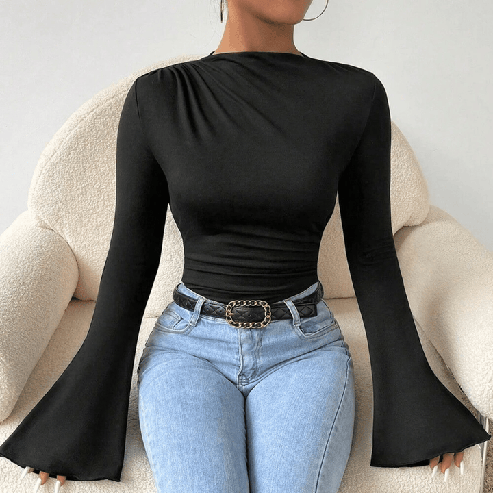 Weston & Finch - Glow Bell - Sleeve Bodysuit - 14:193Black;5:872