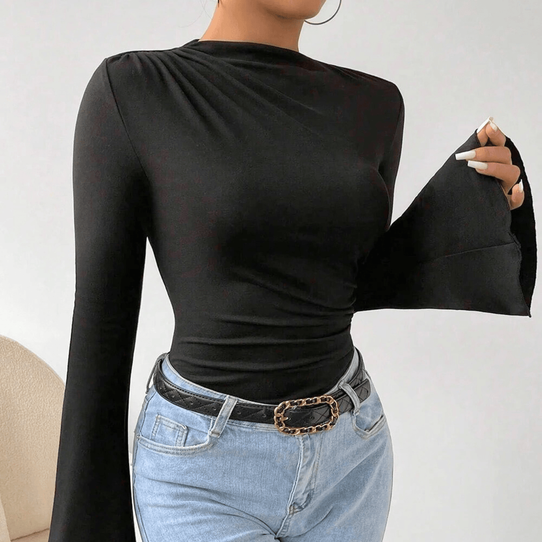 Weston & Finch - Glow Bell - Sleeve Bodysuit - 14:193Black;5:872