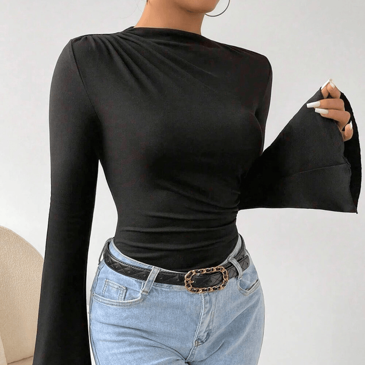 Weston & Finch - Glow Bell - Sleeve Bodysuit - 14:193Black;5:872
