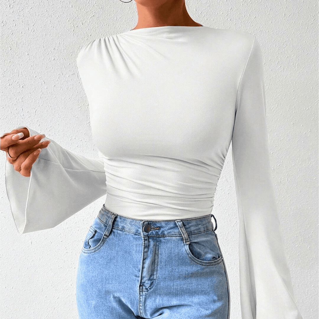 Weston & Finch - Glow Bell - Sleeve Bodysuit - 14:29White;5:872