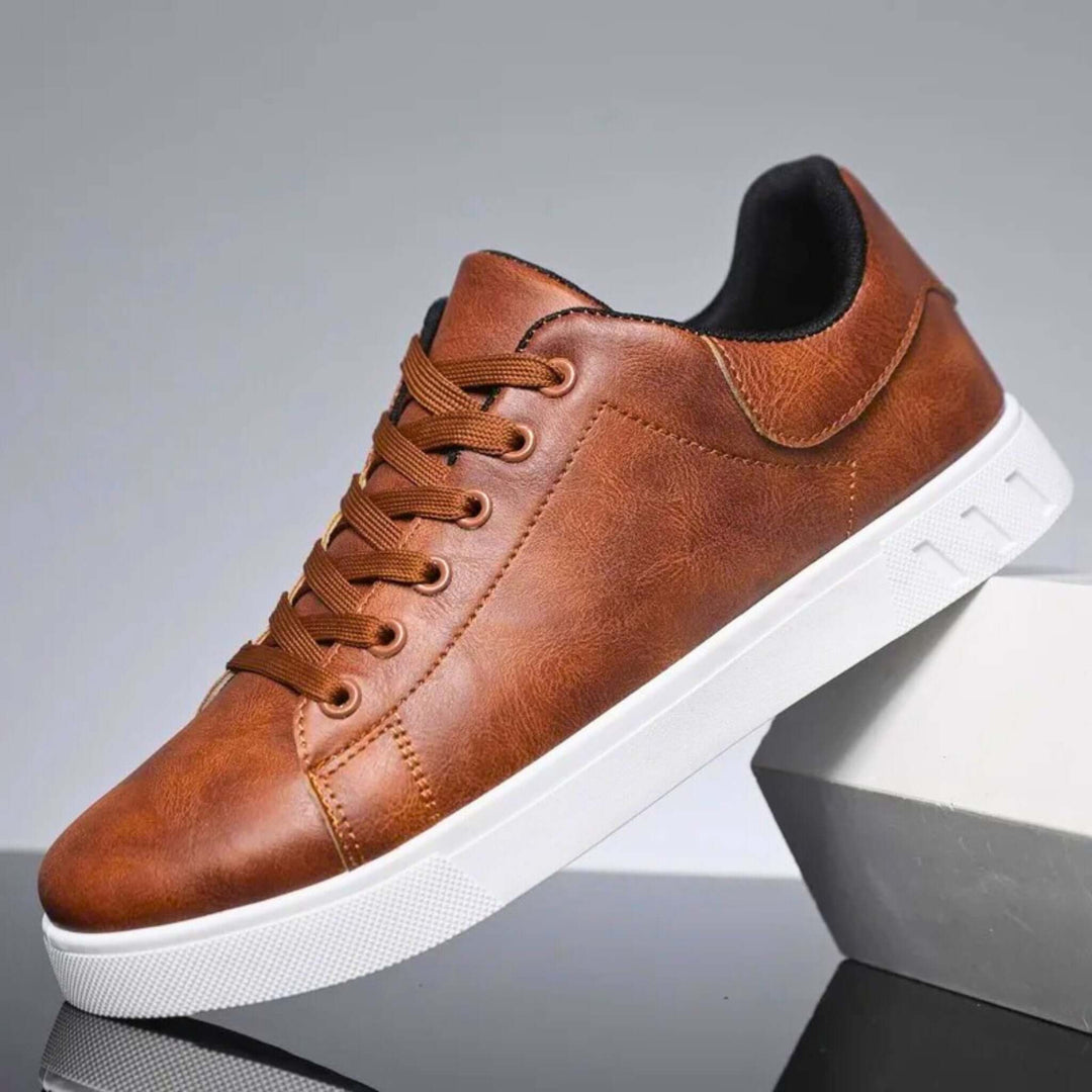 Weston & Finch - Prestige Leather Sneaker - 14:771Brown 01;200000124:200000364