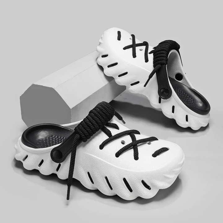 Weston & Finch - Seaside Designer Sandals - 14:173whiteblack;200000124:201446567