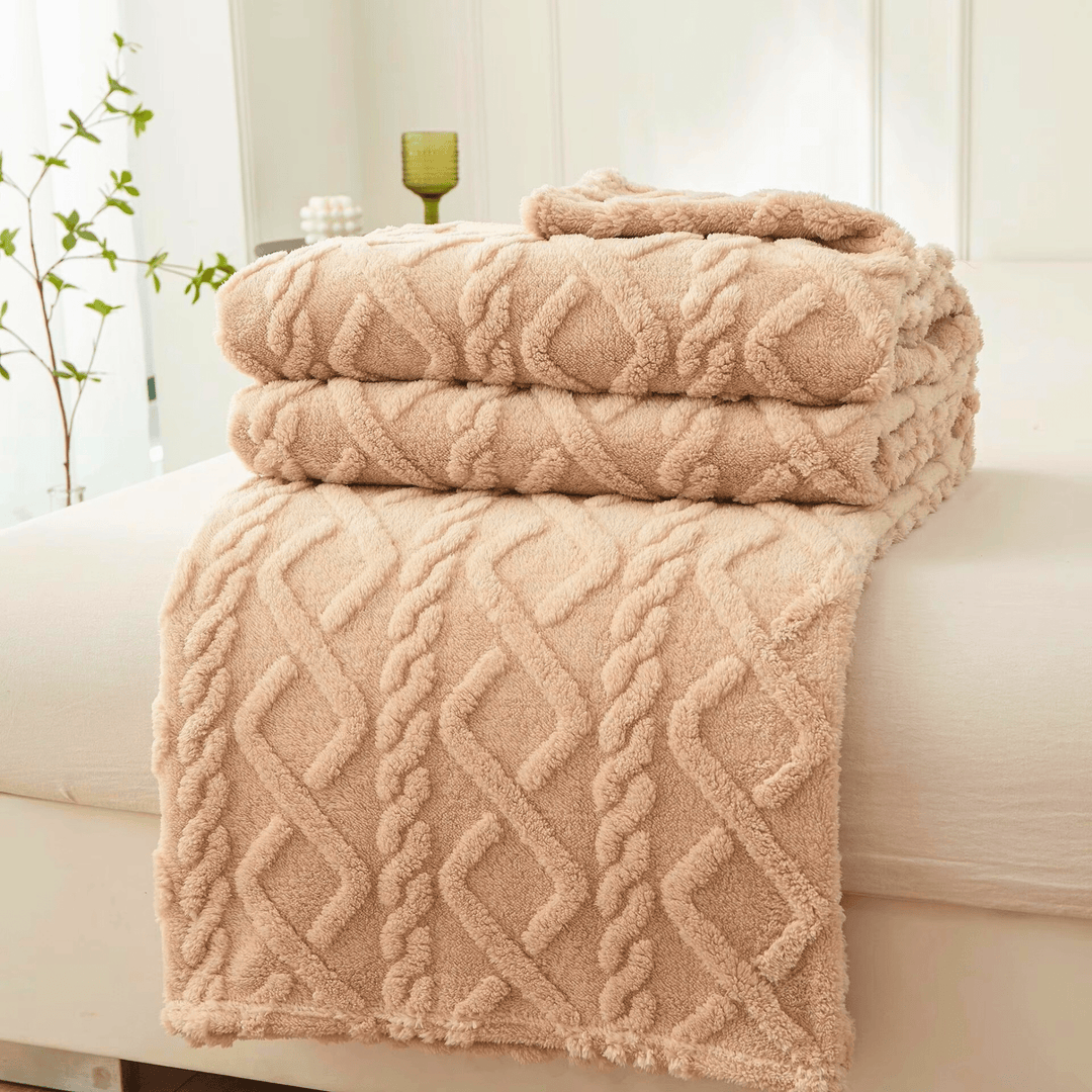 Weston & Finch - The Ardelle Throw - 14:1052Khaki;5:597200x230cm