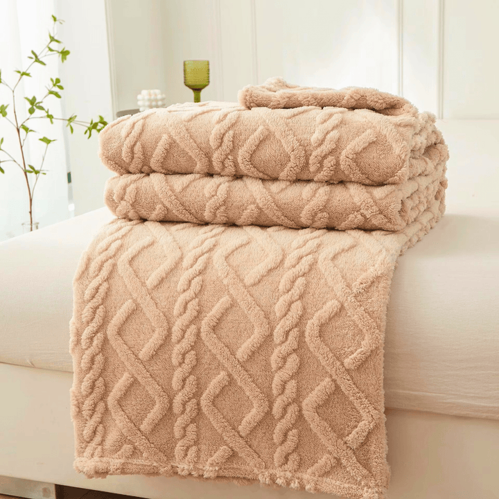 Weston & Finch - The Ardelle Throw - 14:1052Khaki;5:597200x230cm