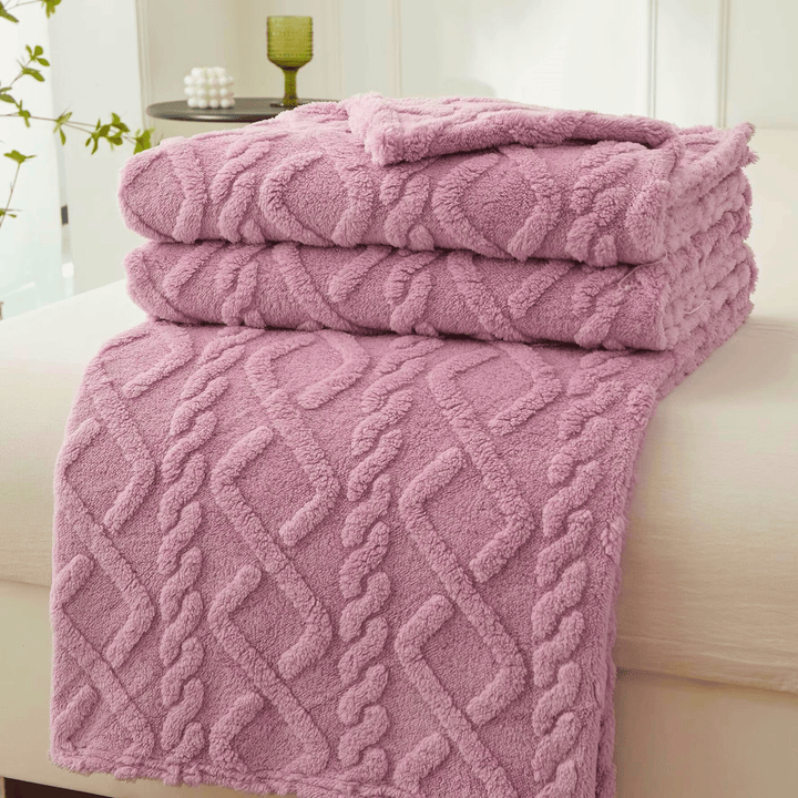Weston & Finch - The Ardelle Throw - 14:1254Rose pink;5:597200x230cm