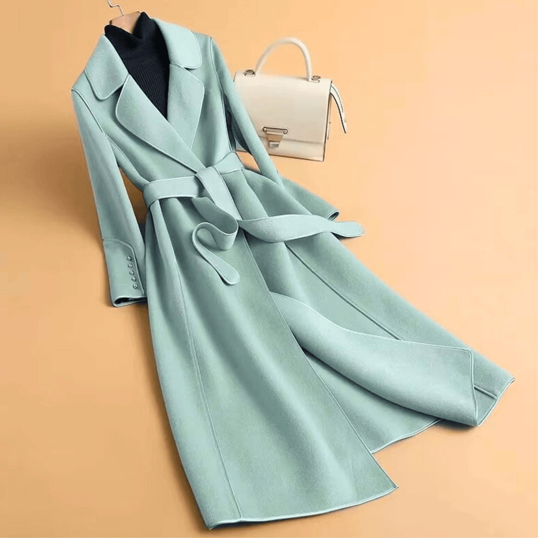 Weston & Finch - The Aurelle Cashmere Coat - 14:1254Blue;5:4183