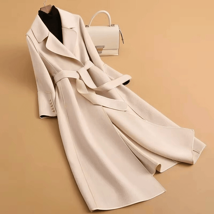 Weston & Finch - The Aurelle Cashmere Coat - 14:200001438Khaki;5:4183