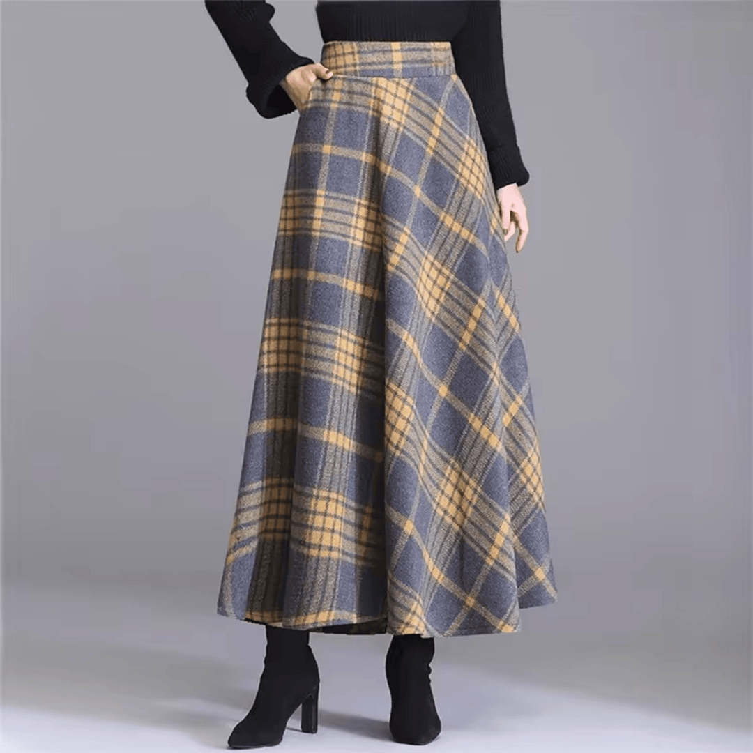 Weston & Finch - The Aurelle Plaid Skirt - 000000000