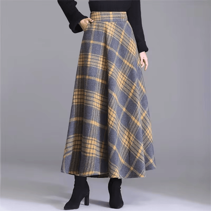 Weston & Finch - The Aurelle Plaid Skirt - 000000000