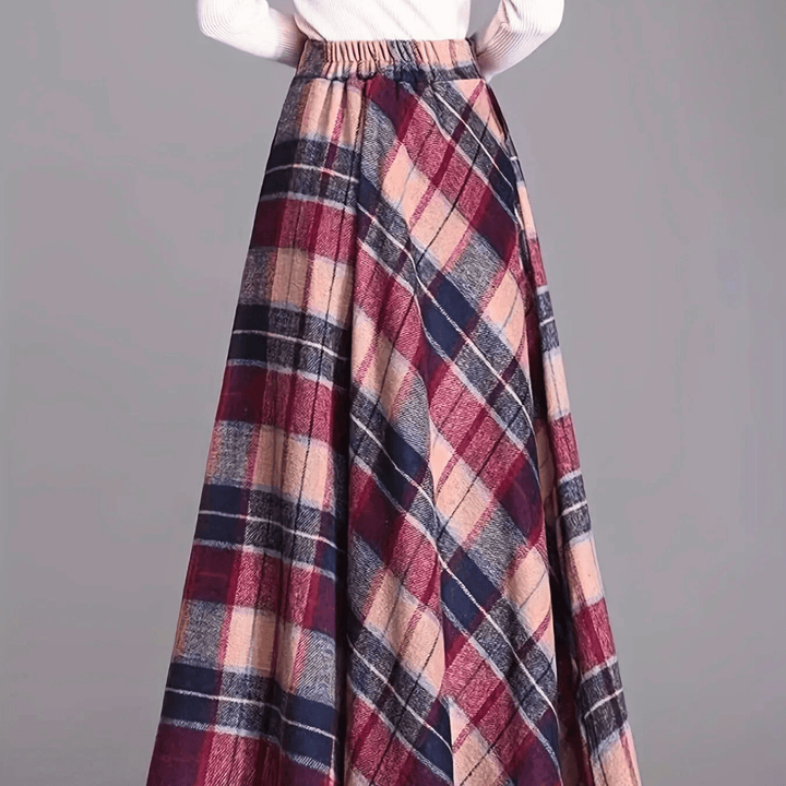 Weston & Finch - The Aurelle Plaid Skirt - 000000000