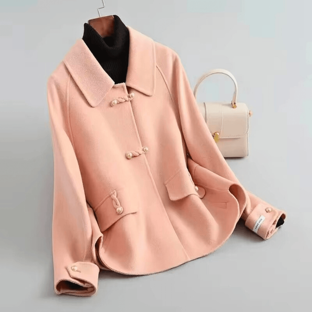 Weston & Finch - The Aurelle Velvet Coat - 14:200004890Pink;5:4183