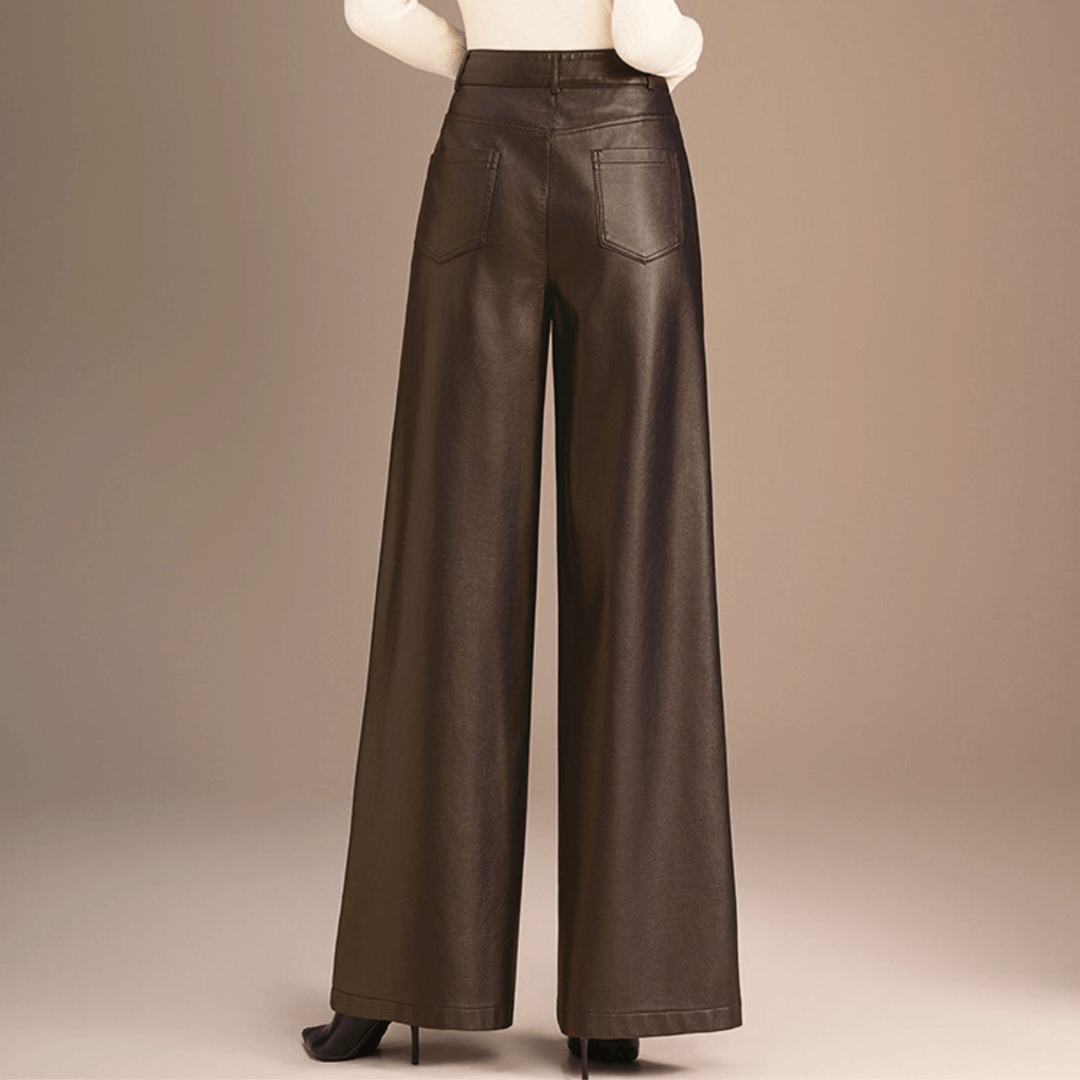 Weston & Finch - The Aveline Leather Pant - 000000000