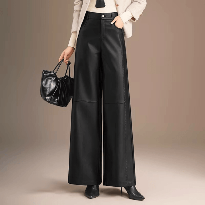 Weston & Finch - The Aveline Leather Pant - 000000000