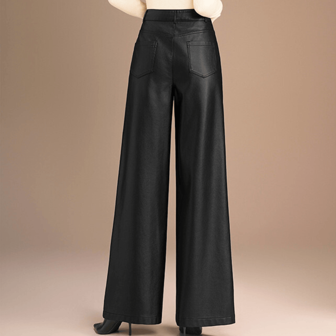 Weston & Finch - The Aveline Leather Pant - 000000000