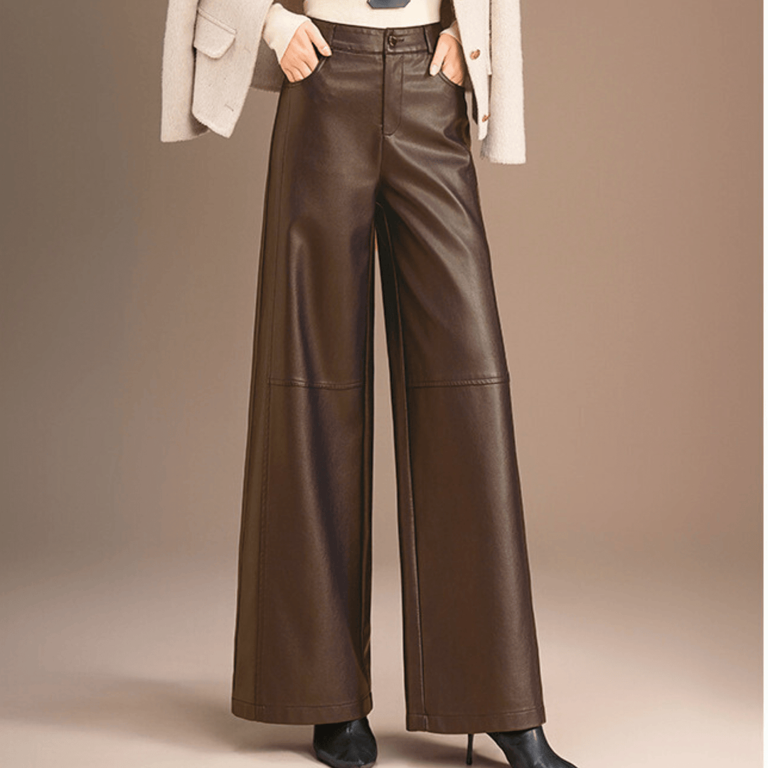 Weston & Finch - The Aveline Leather Pant - 000000000