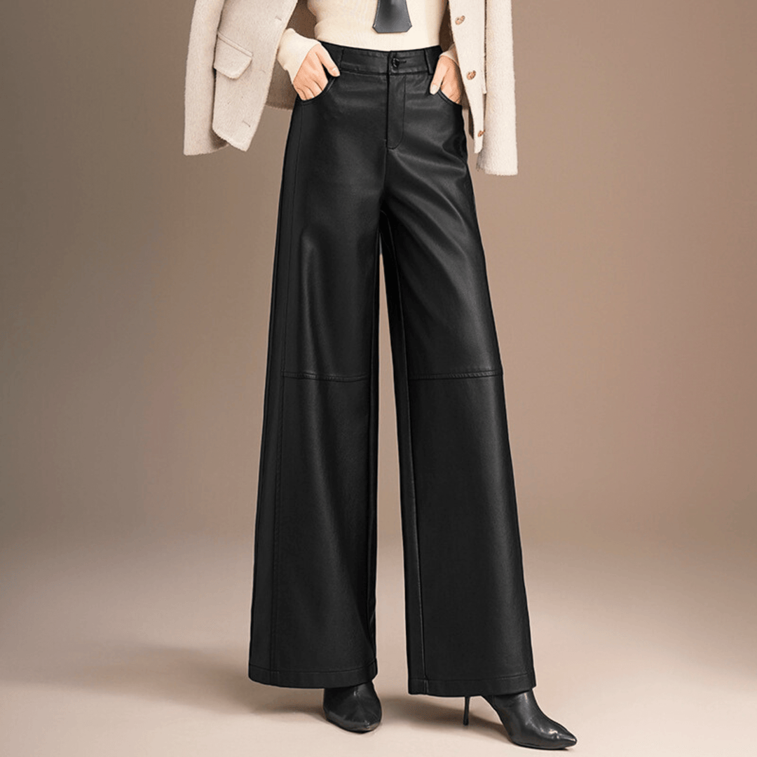 Weston & Finch - The Aveline Leather Pant - 000000000