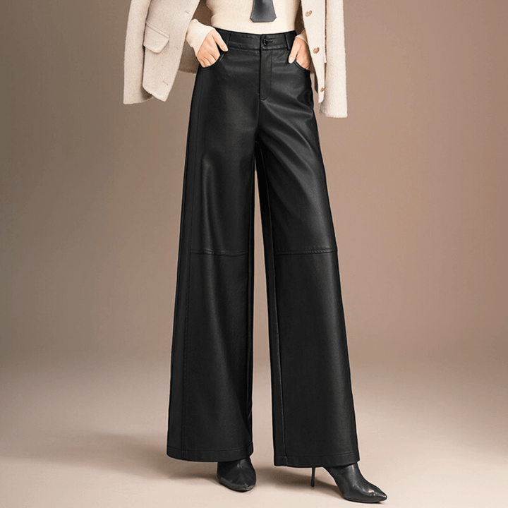 Weston & Finch - The Aveline Leather Pant - 000000000