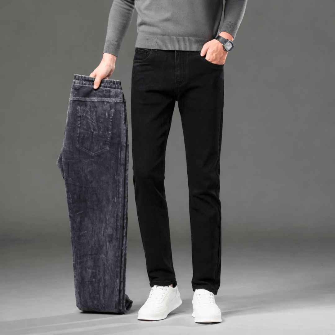 Weston & Finch - The Belmont Thermal Jean - 14:691smoke gray;5:100010441