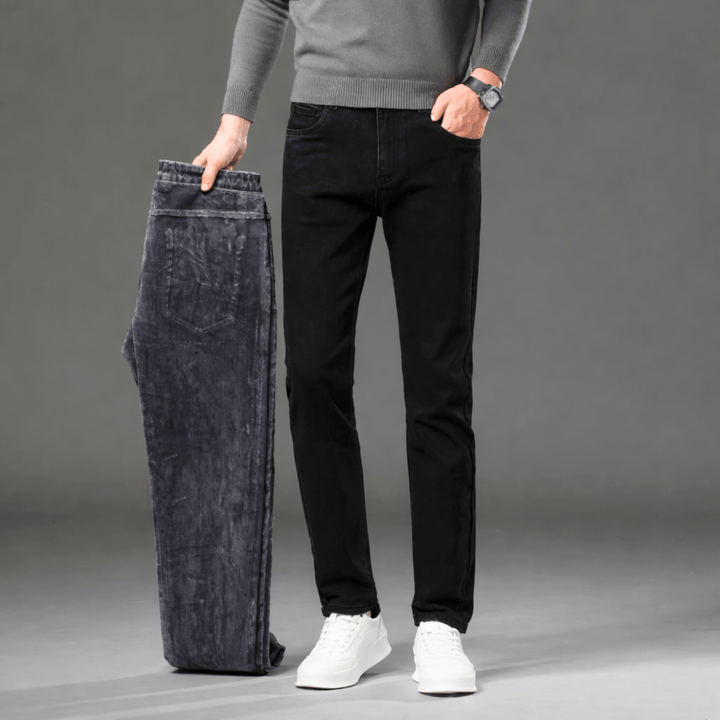 Weston & Finch - The Belmont Thermal Jean - 14:691smoke gray;5:100010441