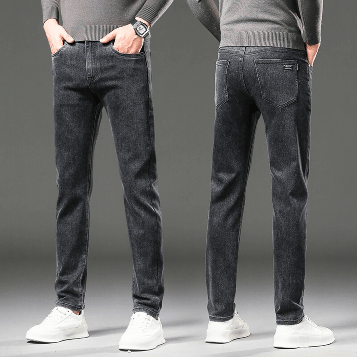 Weston & Finch - The Belmont Thermal Jean - 14:691smoke gray;5:100010441