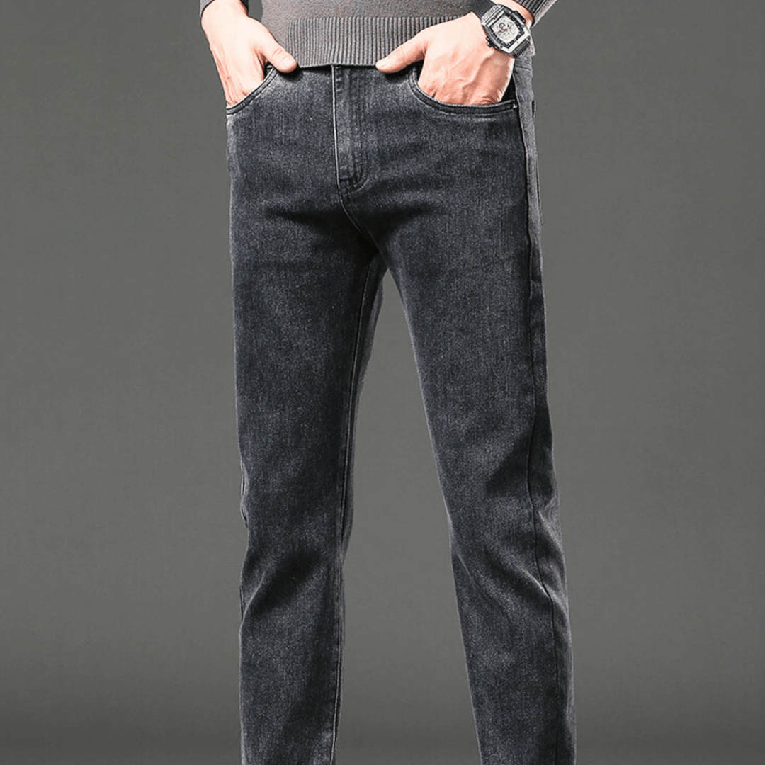 Weston & Finch - The Belmont Thermal Jean - 14:691smoke gray;5:100010441